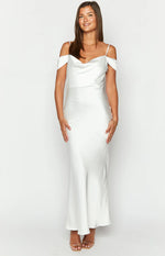 Darby White Maxi Formal Dress