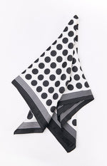 Darla Black Polka Dot Multi Wear Scarf Image