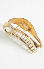 Delva Gold Hollow Claw Clip (FREE over $130) Image