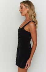Electra Black Corset Mini Dress Image