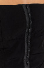 Electra Black Corset Mini Dress Image