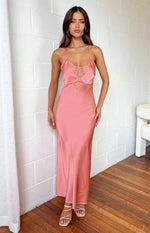 Elery Pink Midi Dress Image