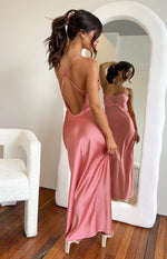 Elery Pink Midi Dress Image