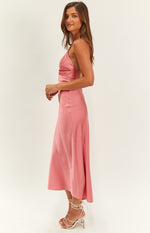 Elery Pink Midi Dress Image