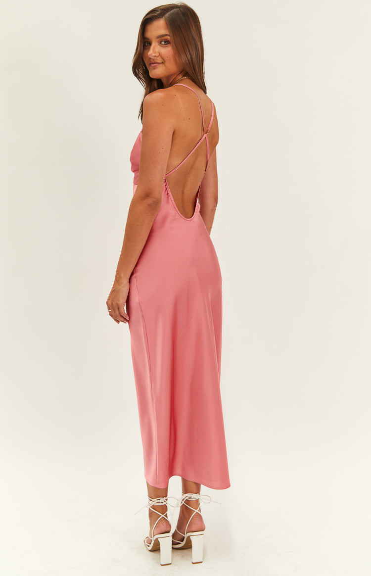 Elery Pink Midi Dress Image