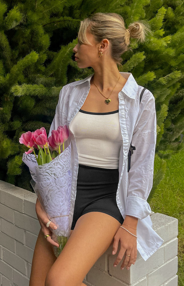 Elic Black and White Playsuit Image
