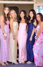 Ella Light Pink Off Shoulder Formal Maxi Dress Image