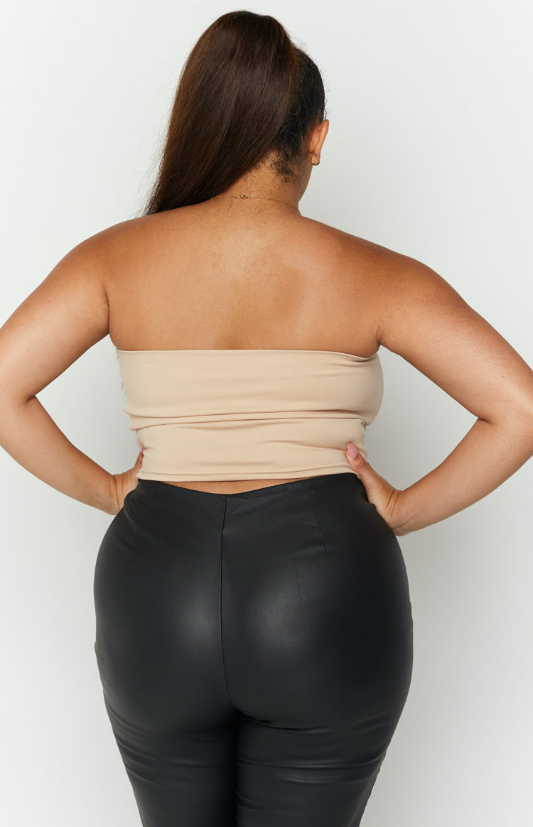 Empire Tan Strapless Top Image