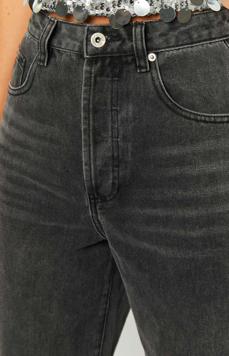 Essie Black Straight Leg Jeans Image