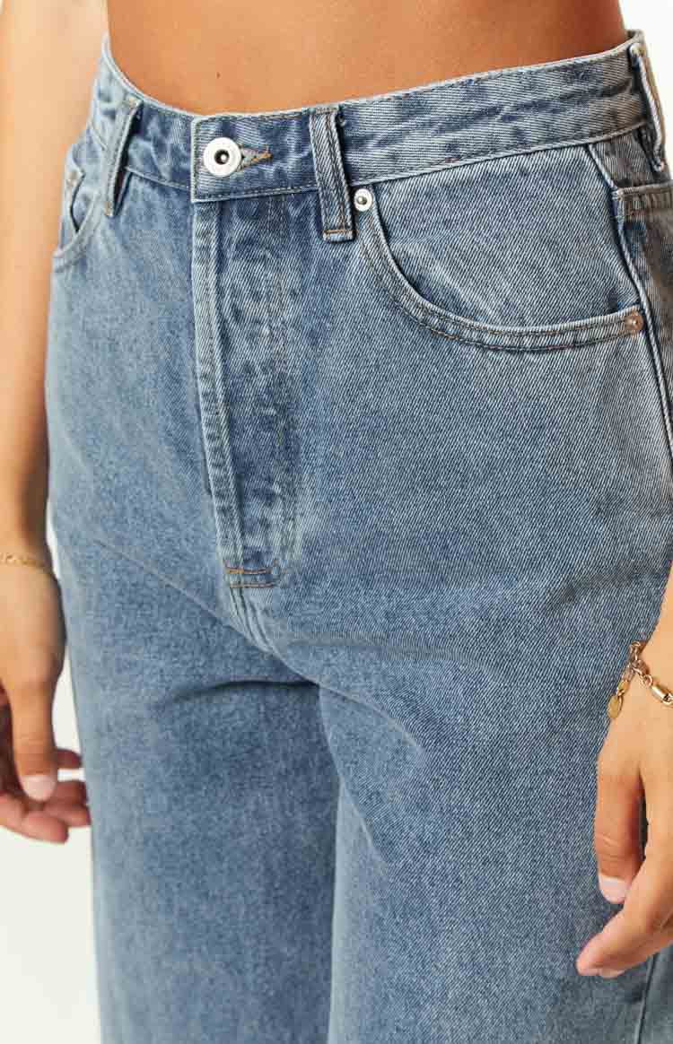 Essie Light Blue Straight Leg Jeans Image