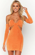 Everlee Orange Mini Dress Image