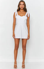 First Kiss Mini Dress White