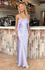 Faylinn Purple Strapless Maxi Dress Image