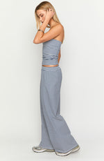 Flo Navy Stripe Wide Leg Pants Image