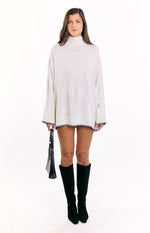 Flynn Cream Sweater Dress Image