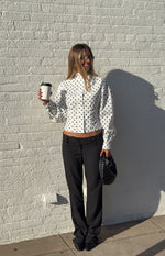 Front Page White Polka Dot Jacket Image