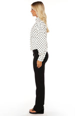 Front Page White Polka Dot Jacket Image