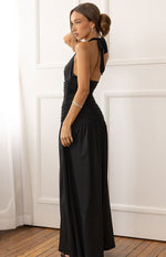 Gloria Black Maxi Dress Image
