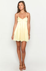 Hailee Yellow Mini Dress Image