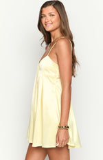 Hailee Yellow Mini Dress Image