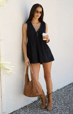 Hector Black Playsuit Image