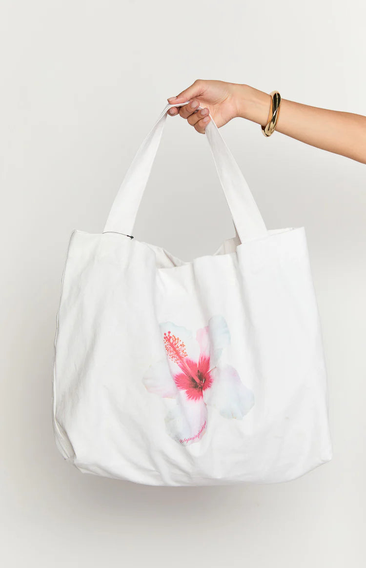 Hibiscus Tote Bag