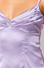 Honey Lilac Mini Dress Image