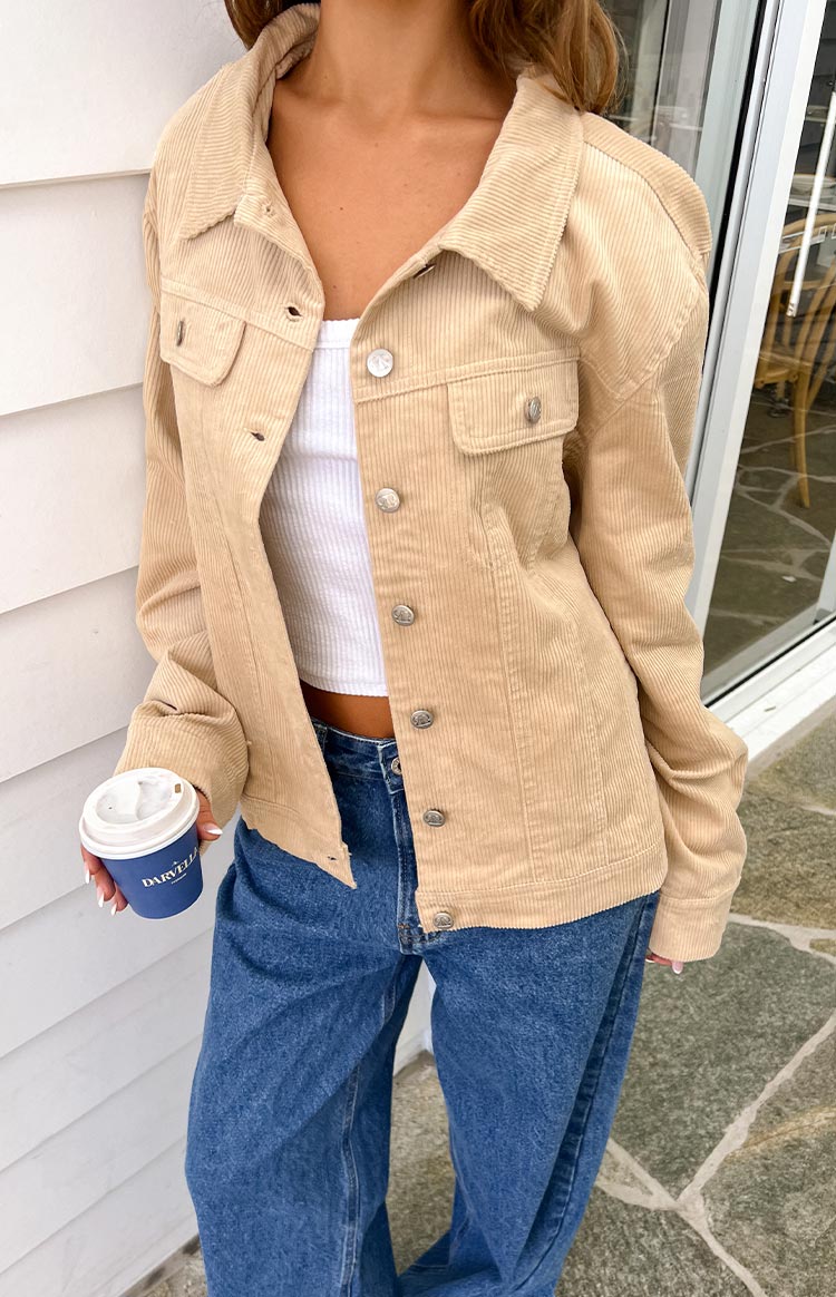 Hugo Cream Cord Western Jacket