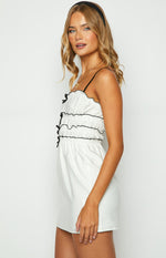 It Girl White Bow Mini Dress Image