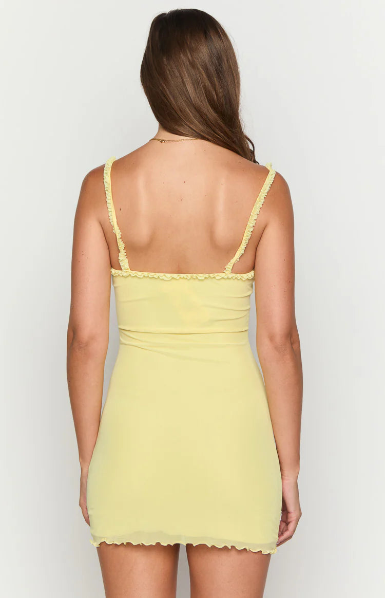 Jorja Yellow Mini Dress