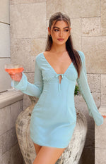Jannika Blue Mini Dress Image