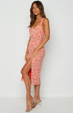 Jessie Midi Dress Orange Image