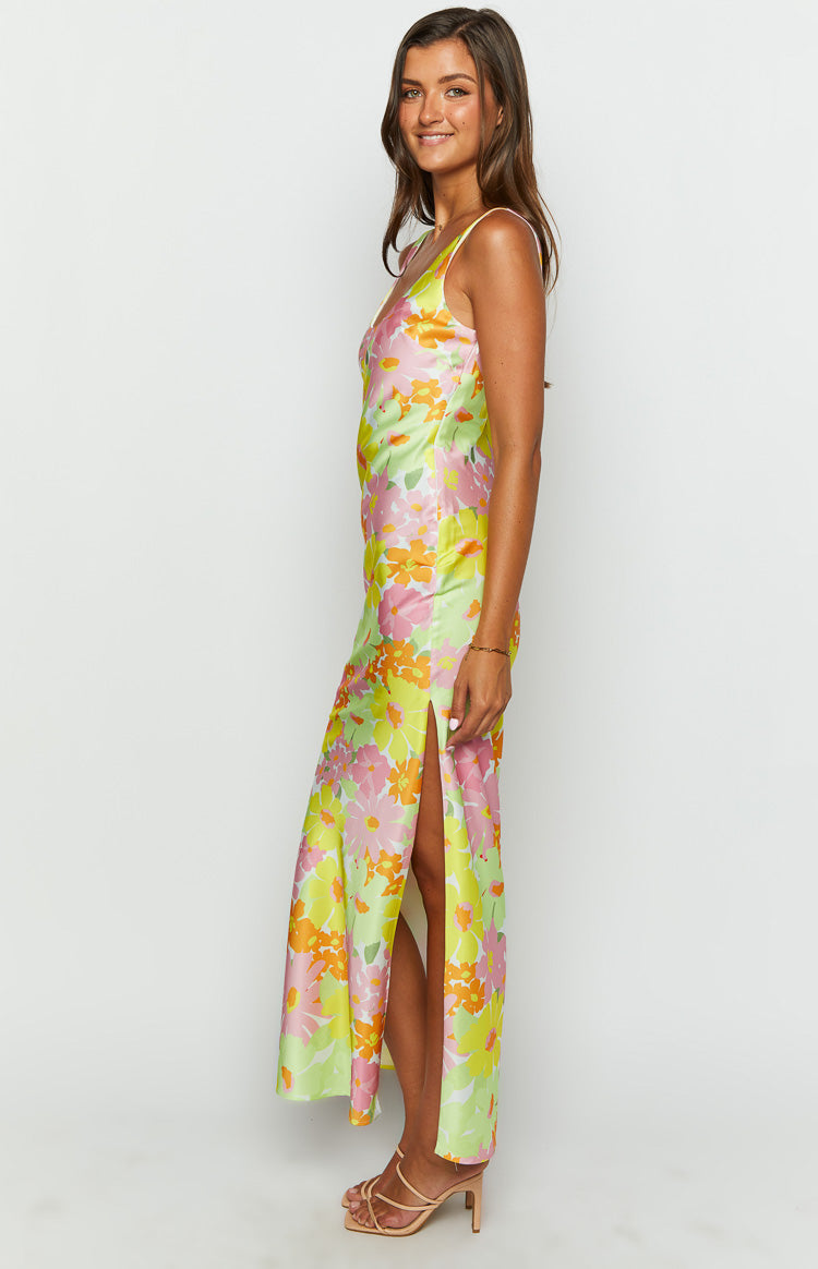 Jovie Yellow Floral Maxi Dress Image
