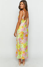 Jovie Yellow Floral Maxi Dress Image