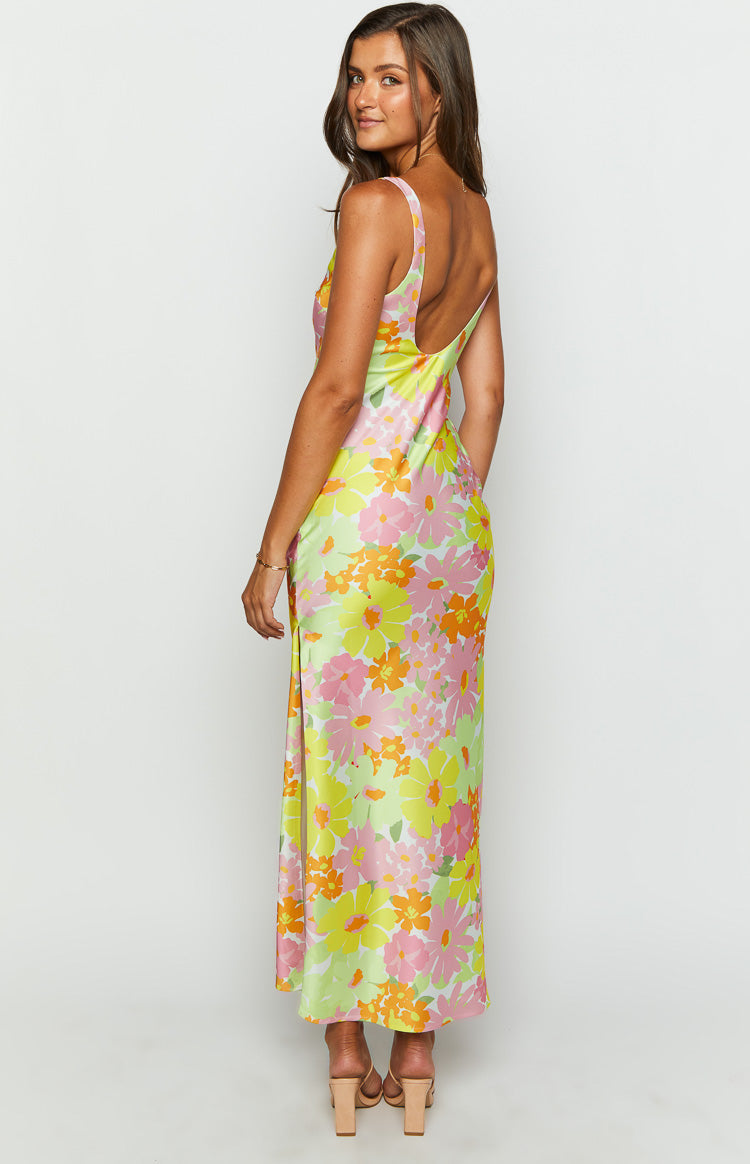 Jovie Yellow Floral Maxi Dress Image