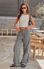 Kairos Grey Straight Leg Pants Image