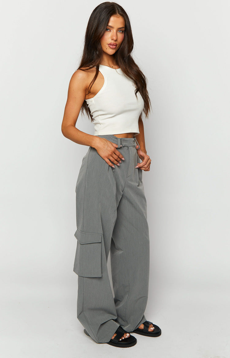 Kairos Grey Straight Leg Pants Image