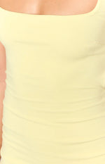 Kirby Yellow Mini Dress