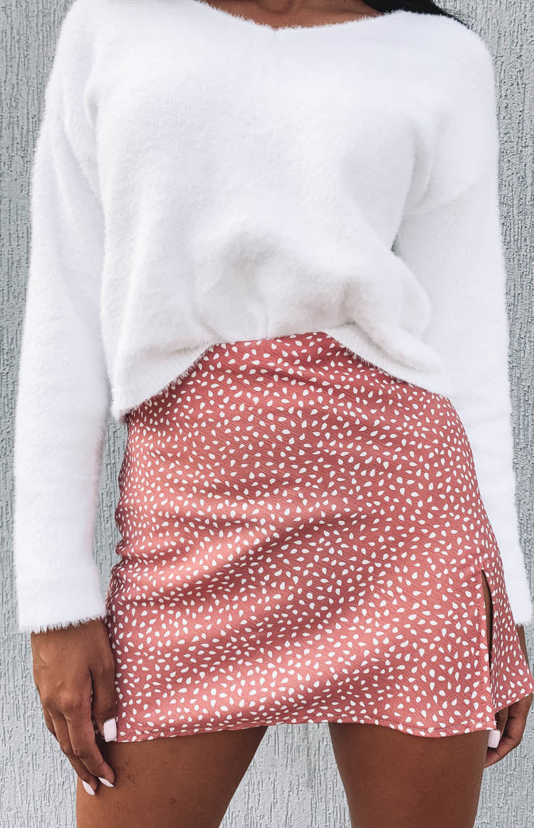 Laura Skirt Blush Print Image
