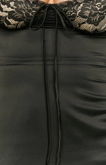 Layla Black Long Sleeve Mini Dress