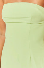 Lenora Green Strapless Maxi Dress