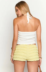 Leo Yellow Micro Shorts