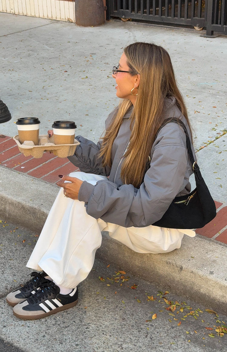 Lila Off White Buckle Pants Image