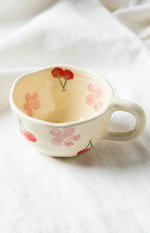 Lila Cherry Floral Mug Image