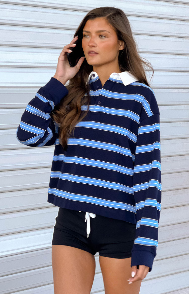 Lioness Countryside Jersey Midnight Stripe Image