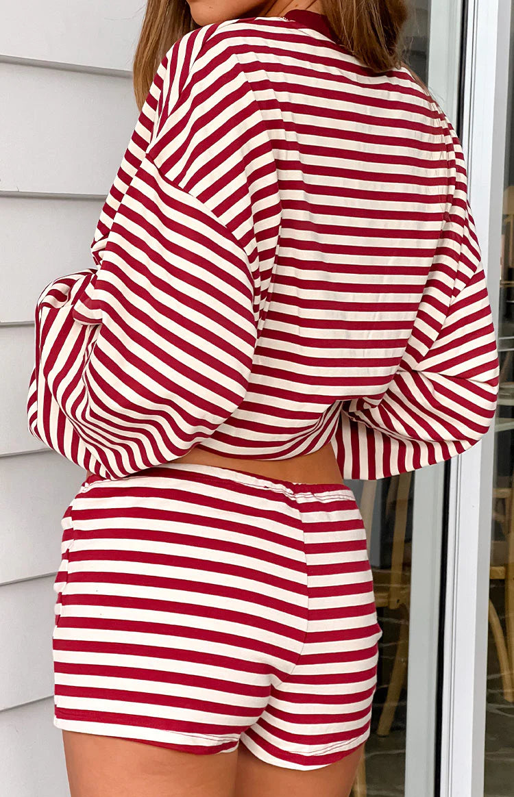 Lioness Kourt Wine Stripe Bloomers