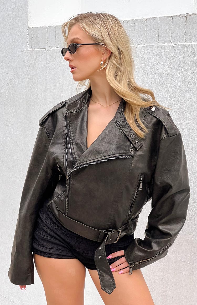 Lioness Onyx Driftwood Bomber Image