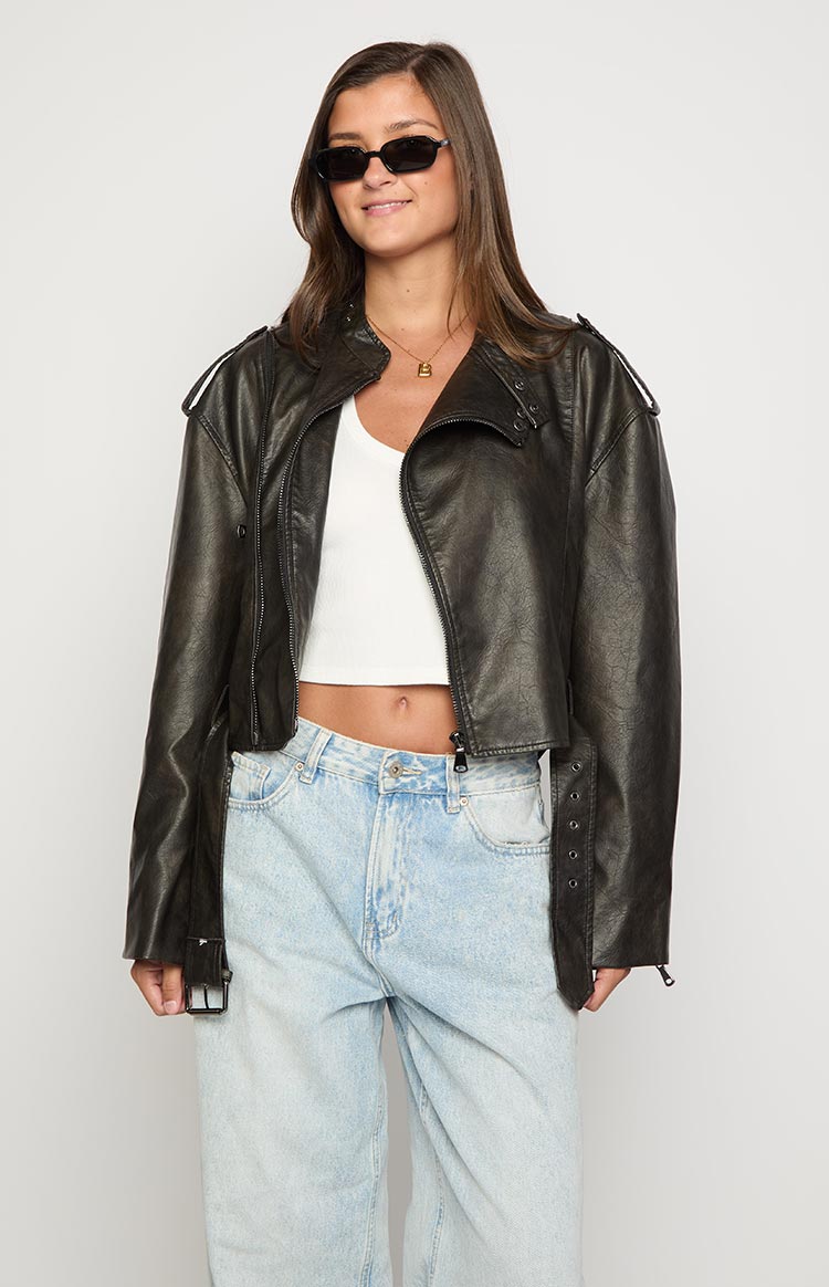 Lioness Onyx Driftwood Bomber Image