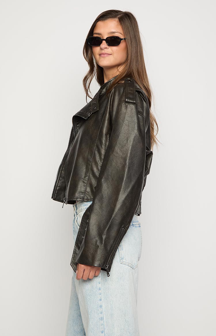 Lioness Onyx Driftwood Bomber Image