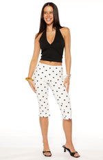 Lioness Starlet Capri Cream Polka Image